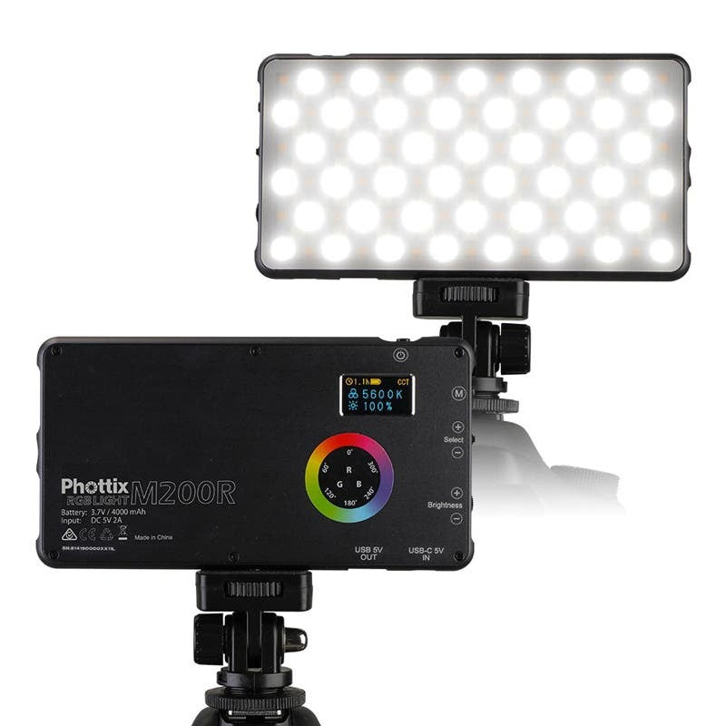 Hire - Phottix M200R RGB LED Light