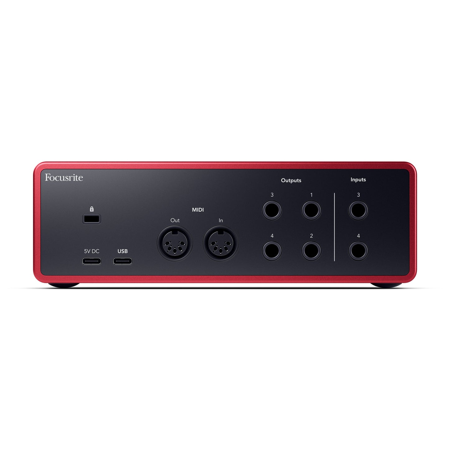 Focusrite Scarlett 4i4 Gen 4 4-in/4-out USB Audio Interface w/ Air Mode & Auto Gain