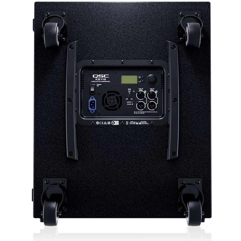 QSC KS118 18" Direct Radiating 3600 Watt Class D Powered Subwoofer w/ DSP