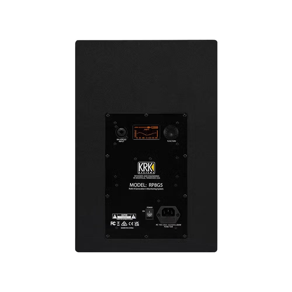 KRK ROKIT RP8G5 8" Studio Monitors (Black Pair)