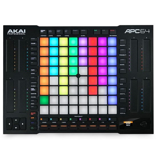 Akai APC64 Ableton Live Controller w/ 64 RGB Velocity- Sensitive Pads