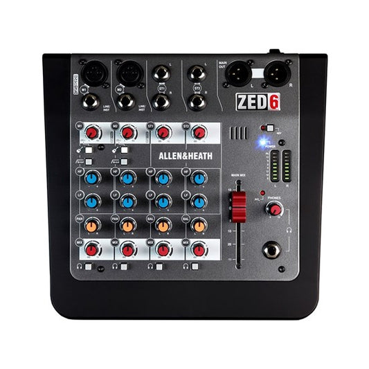 Allen & Heath ZED-6 Compact 6-Input Analogue Mixer