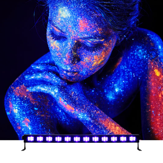 Beamz BUV123 LED UV Bar 12 x 3W