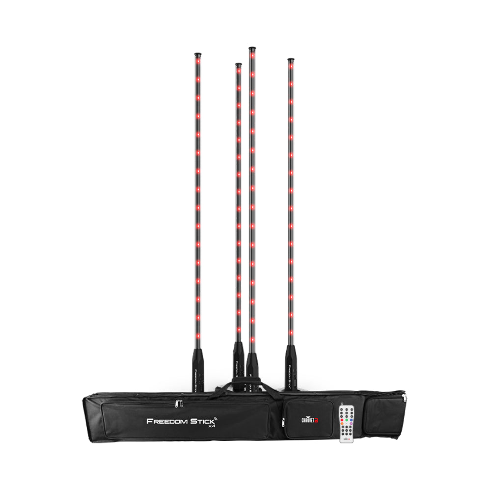 Hire - Chauvet DJ Freedom Stick Pack Wireless Pixel Bar X4 Pack