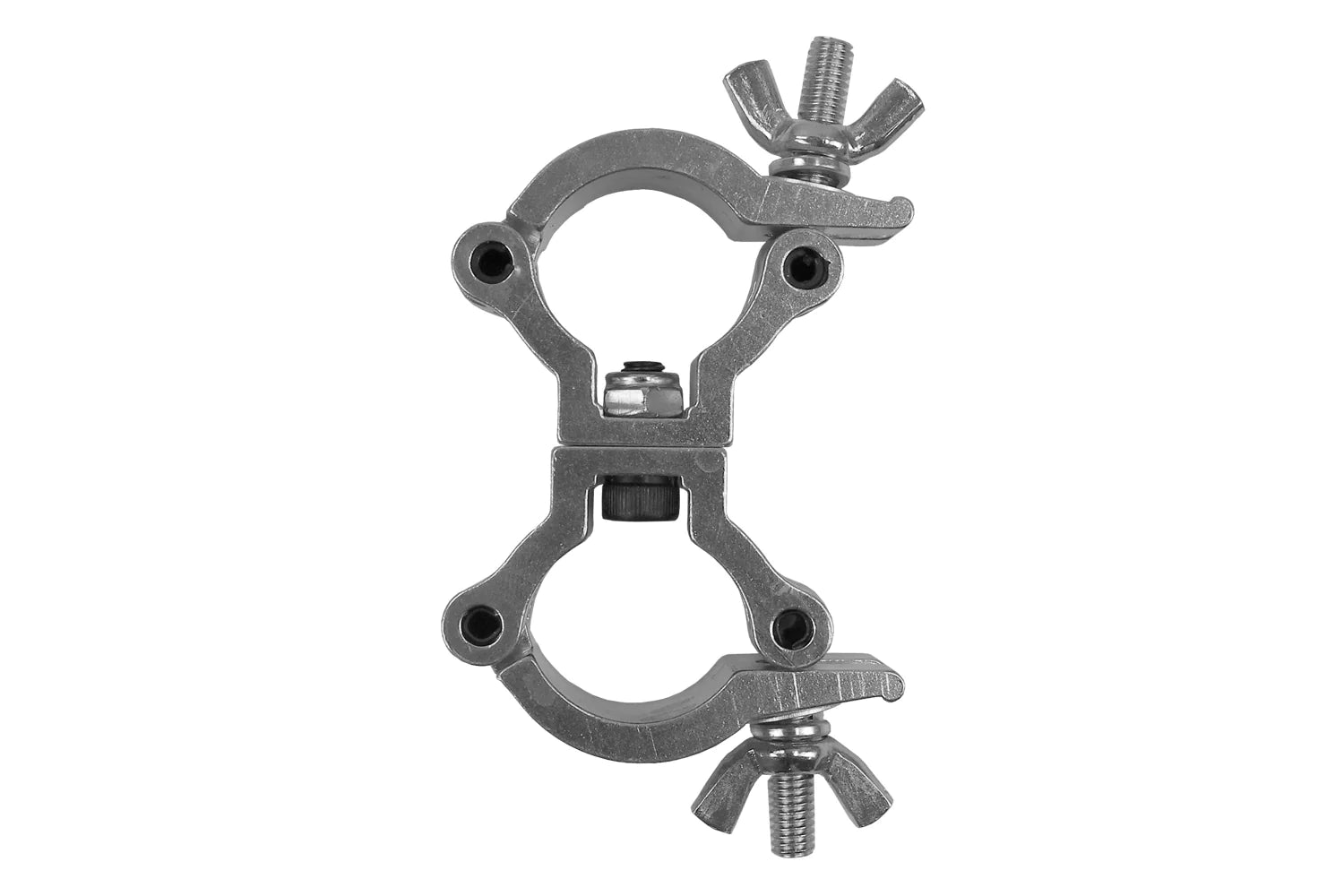 Event Lighting CLAMPDP25S Aluminium Double Swivel Pipe Clamp Silver