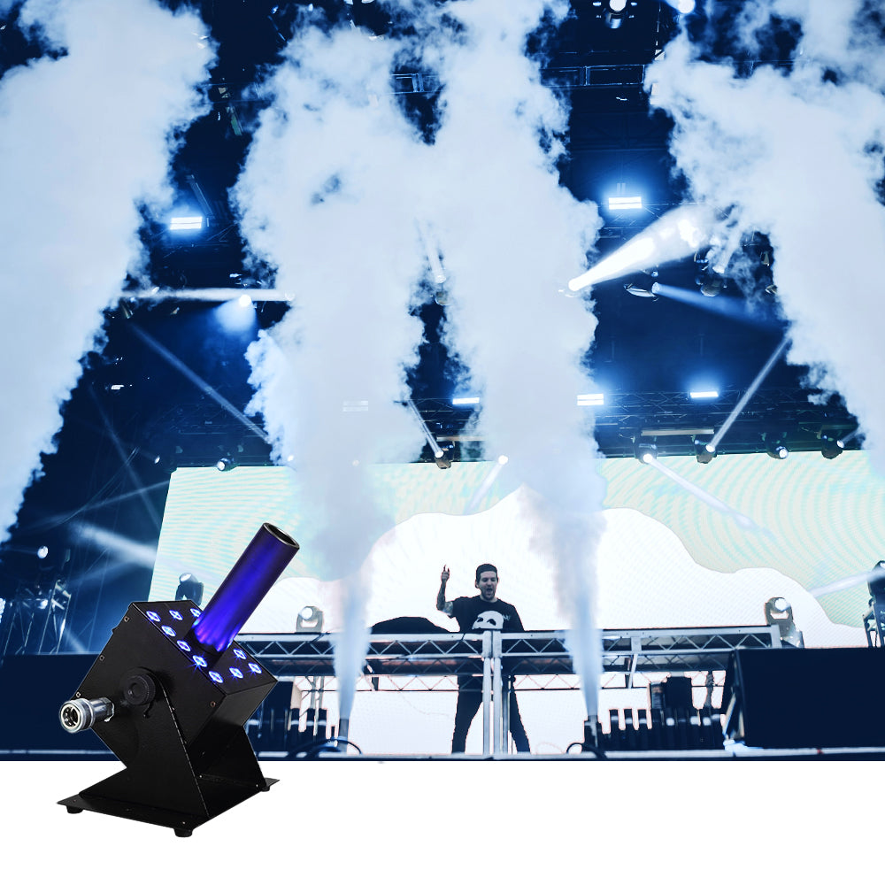 Hire - CO2 RGB Jet Machine DMX with 12 x 3W RGB