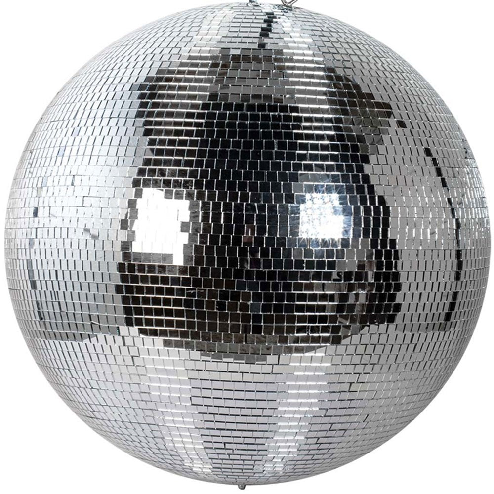 Hire - 24" Mirror Ball / Discoball includes Motor & Pinspots