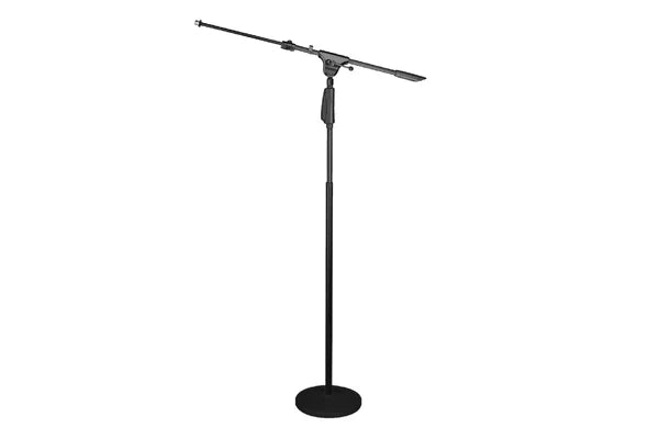 SoundKing DD129B - Round Base Microphone Stand with telescopic boom