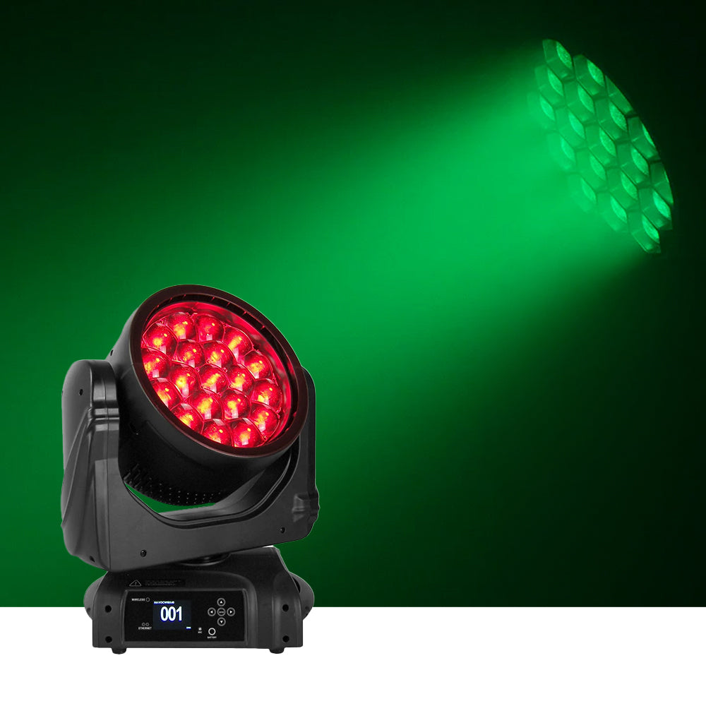 Event Lighting HAVOCW19X40 - 19 x 40W Zoom Wash Moving Head