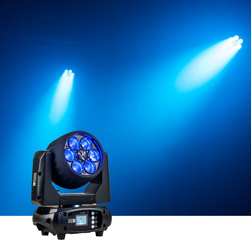 Event Lighting Lite LM6X15 - 6x 15W LED RGBW Zoom Wash Moving Head