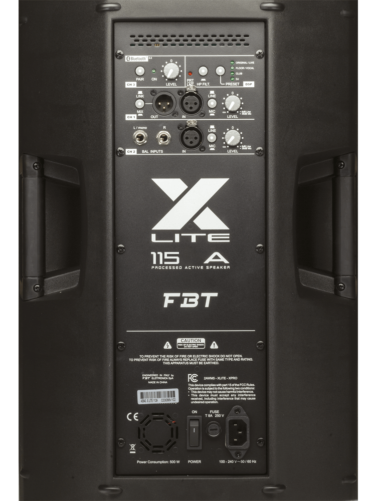 FBT X LITE 115A Processed Active Speaker