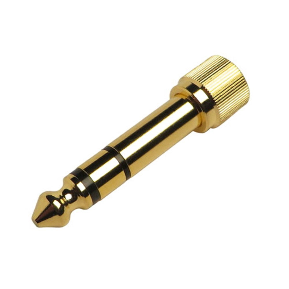 HD25 Headphone Adaptor 1/4" TRS Jack Male to 1/8" TRS Jack Female with Thread