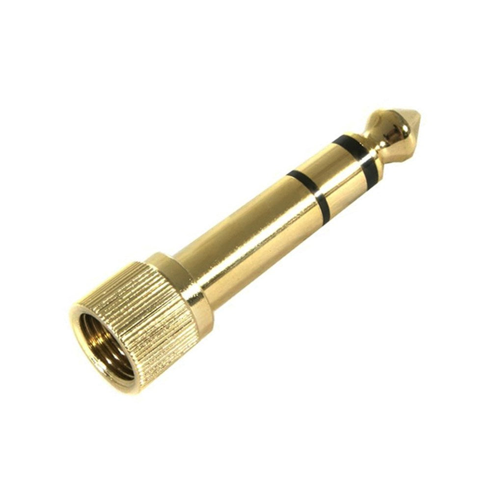 HD25 Headphone Adaptor 1/4" TRS Jack Male to 1/8" TRS Jack Female with Thread