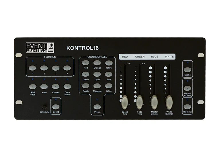 Event Lighting KONTROL16 - 4x RGBW Fixture DMX Controller