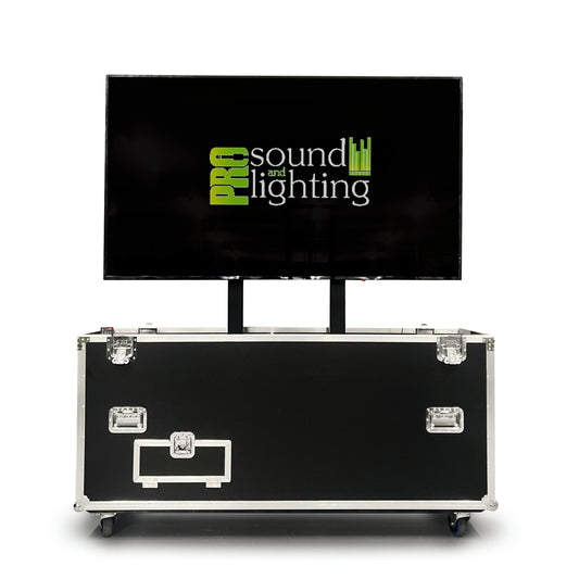 Hire - 75'' LED TV in Motorised Roadcase