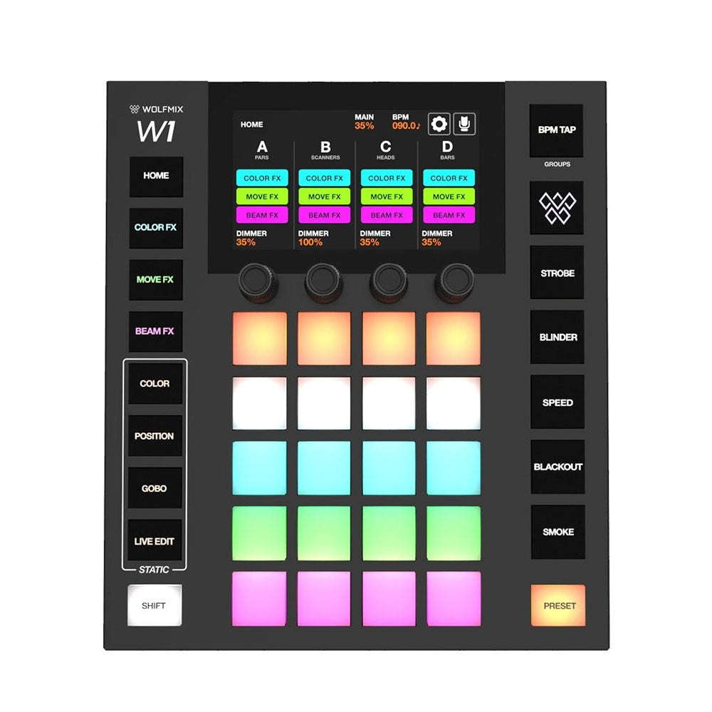 Wolfmix W1 Mk2 Standalone Performance DMX Lighting Controller