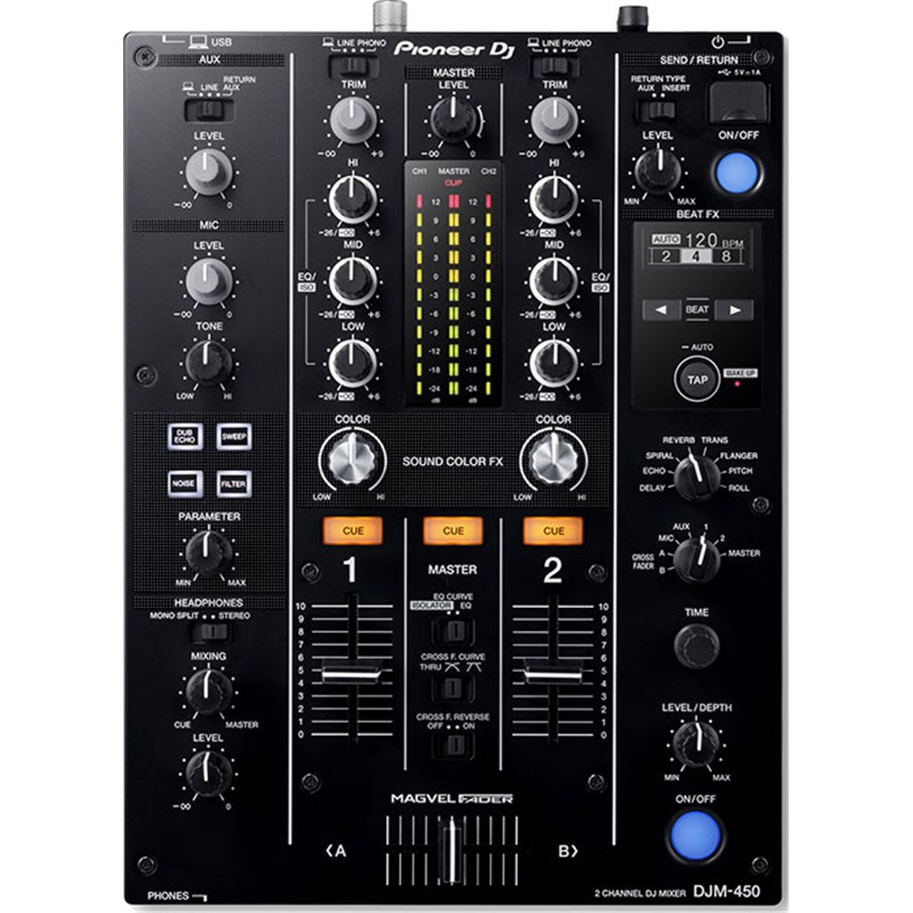 Pioneer DJM450 2 Channel DJ Mixer with Rekordbox DVS