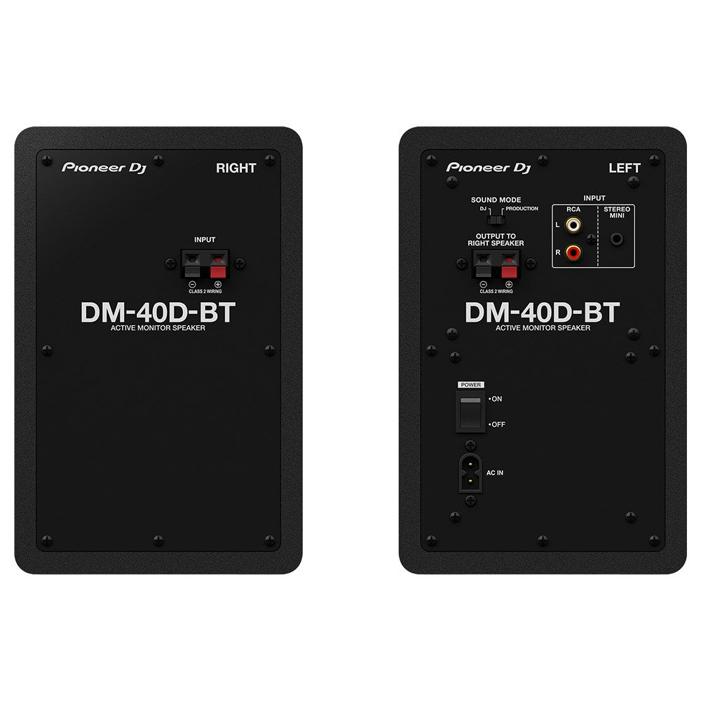 Pioneer DM40DBT 4" Active Studio Monitors w/ Bluetooth (Pair)