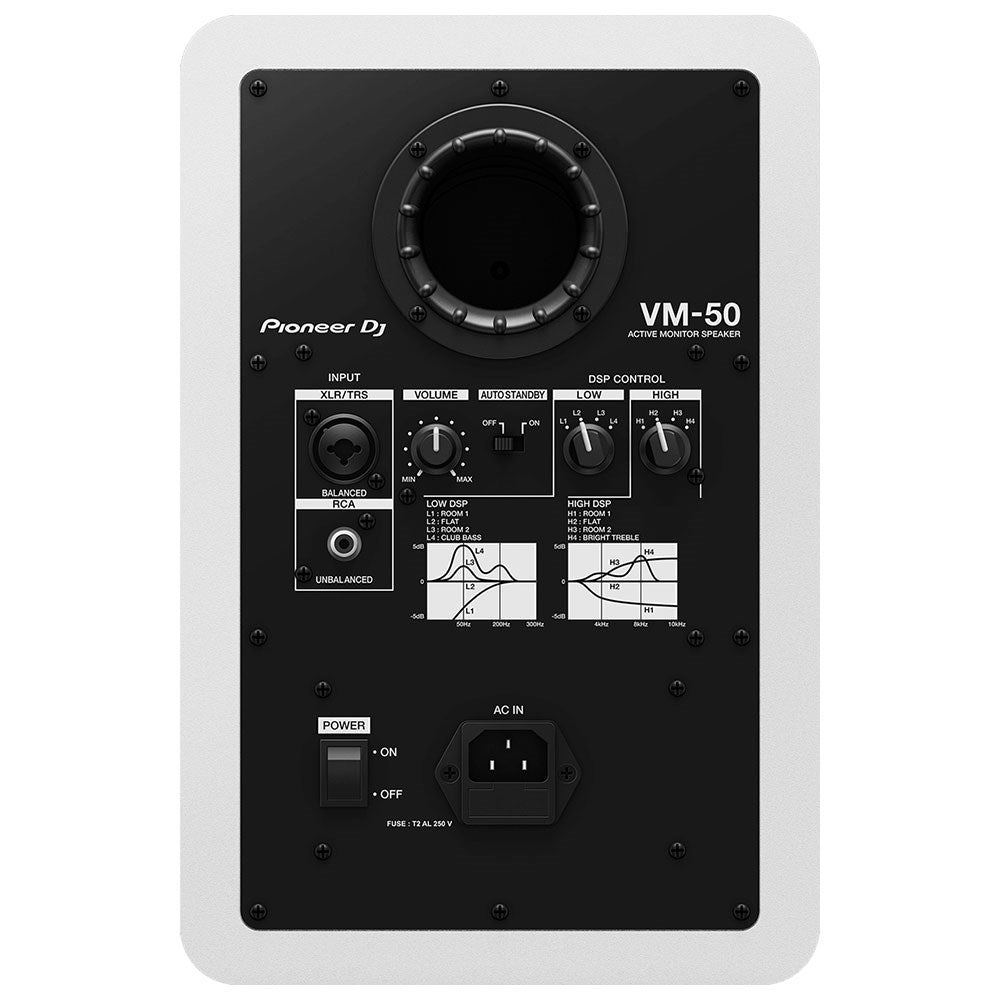 Pioneer VM50 5" Active Studio Monitors (Pair) White