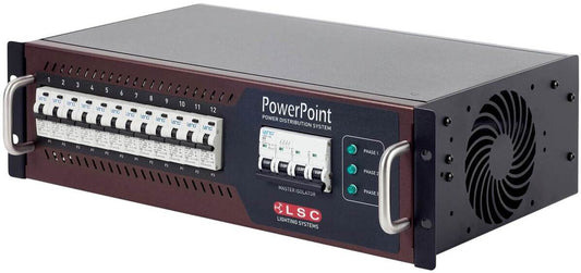 LSC POWERPOINT RACK MOUNT 3 PHASE POWER DISTRIBUTION UNIT 10 AMP OUTLETS