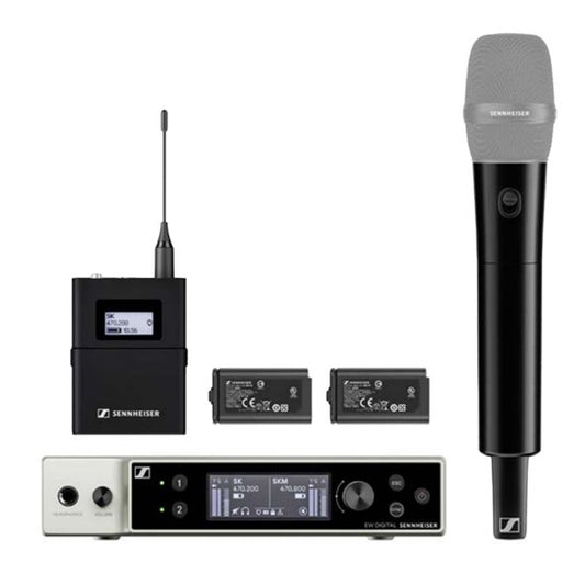 Sennheiser Evolution Wireless EW-D SK / SKM-S Base Set (R1-9 Frequency Range)