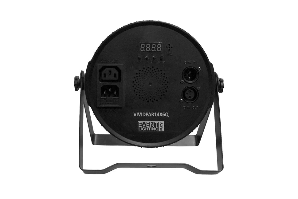 Event Lighting VIVIDPAR14X6Q - Indoor Party Par with 14 x 6W RGBW