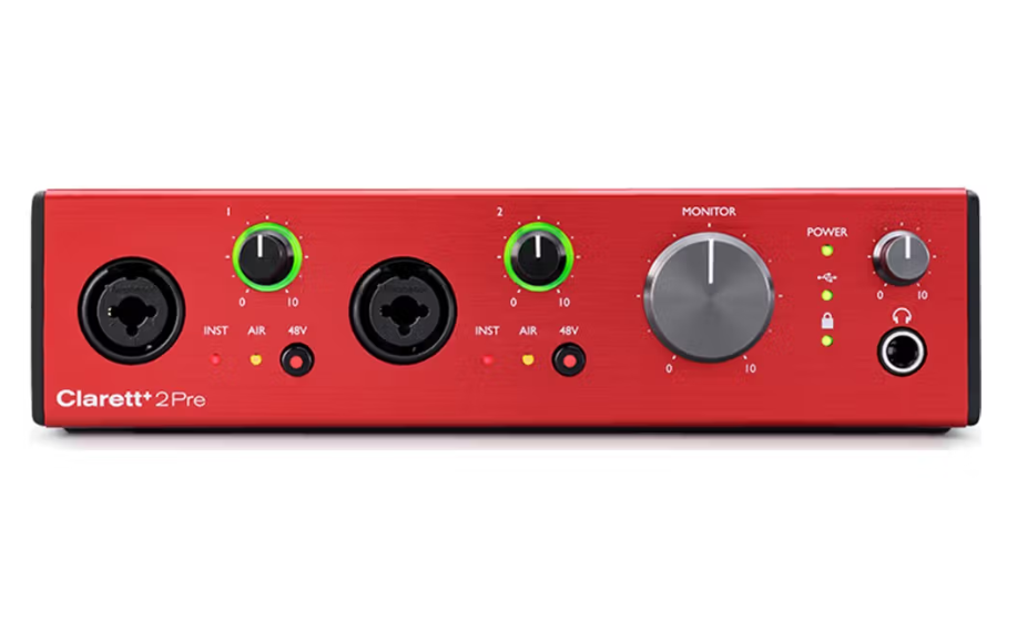 Focusrite Clarett+ 2Pre USB Audio Interface
