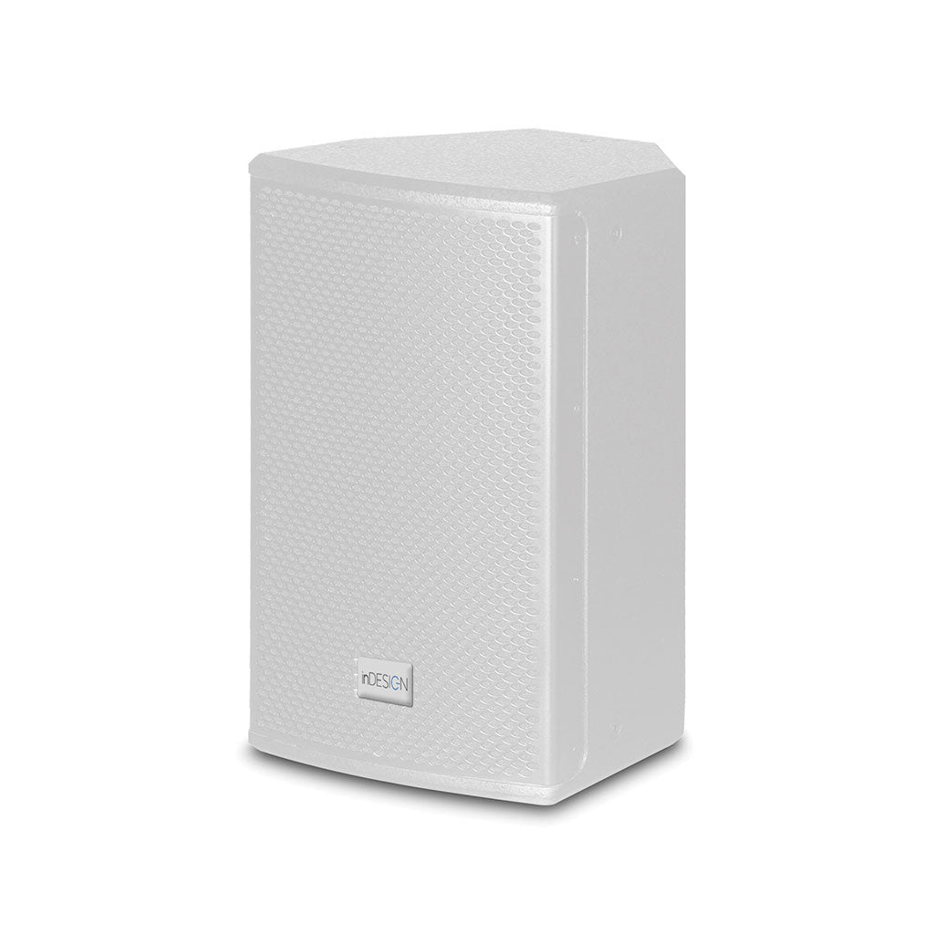 inDESIGN iD-HP110W 10" two-way professional speaker. 250 watts RMS. U bracket included. White