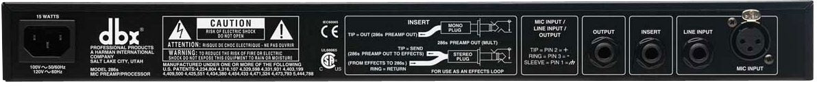 DBX 286s Microphone Pre-amp Processor