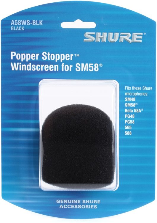 Shure Windsock Popper Stopper A58WS
