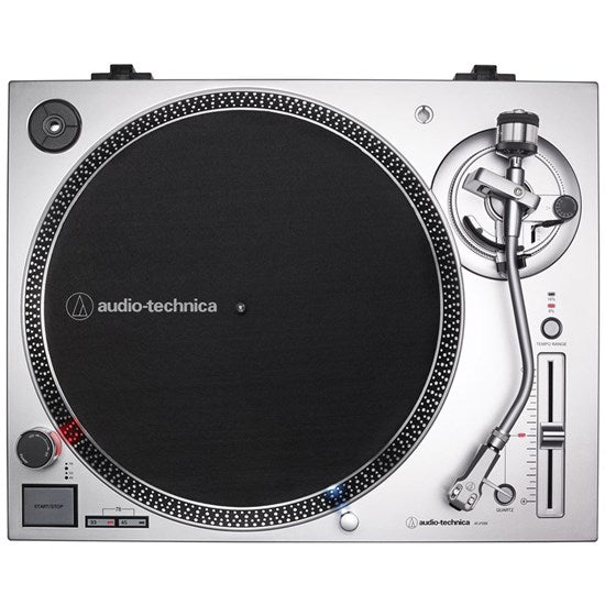 Audio Technica LP120xUSB Direct-Drive Turntable w/ VM95E Cartridge (Silver)