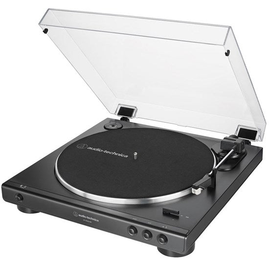 Audio Technica LP60X USB Belt Drive Turntable w/ Built In Preamp & USB (Black)