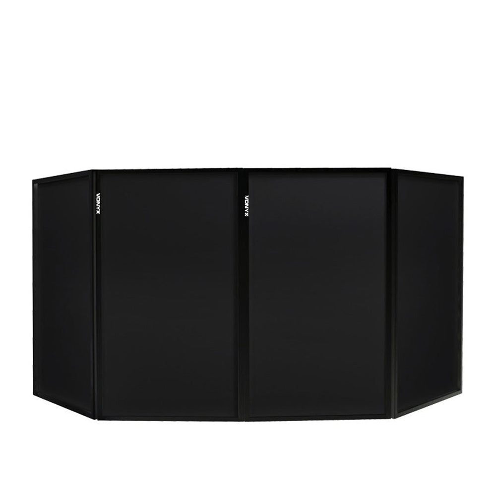 Hire - Vonyx DJ Screen Foldable DJ Facade – 4 Lycra Panels