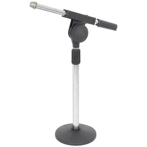 DL Desktop Microphone Stand w/ Boom & Weighted-Base