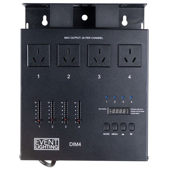 Event Dim4 - Dimmer 4 with faders