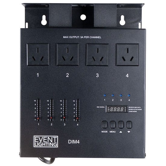 Event Dim4 - Dimmer 4  with faders