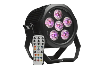 Hire - BATTERY PARCAN WITH WIRELESS DMX of Event PAR6X12OB  IP65