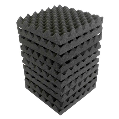 ISOSQUARE Eggshell Acoustic Foam 30cm x 30cm – 10 Pieces