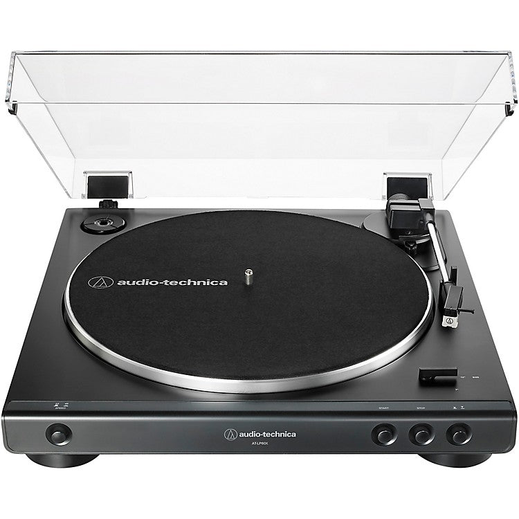 Audio Technica LP60X USB Belt Drive Turntable w/ Built In Preamp & USB (Black)