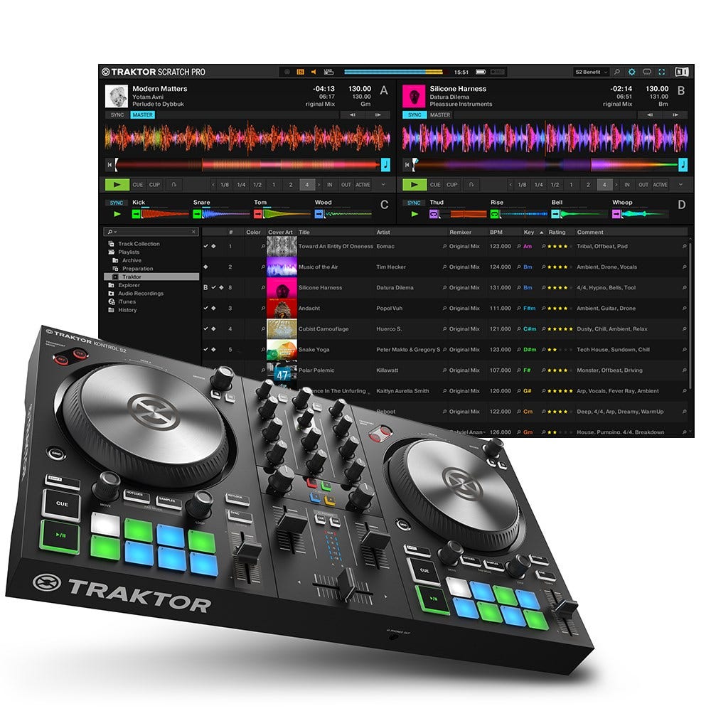 Native Instruments Traktor Kontrol S2 MK3 2-Deck DJ Controller