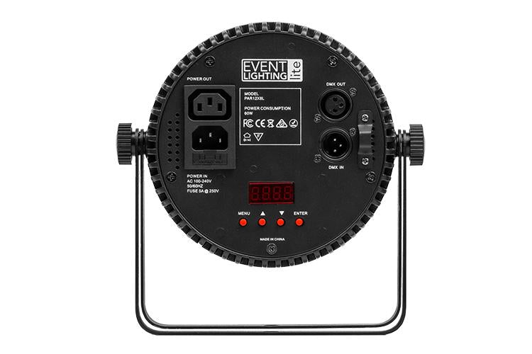 Event Lighting PAR12X8L - 12x8W LED RGBW Parcan with IR Remote