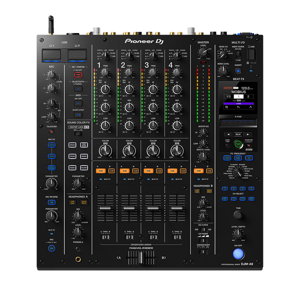 Pioneer DJM-A9 Professional 4 Channel DJ Mixer w/ Bluetooth