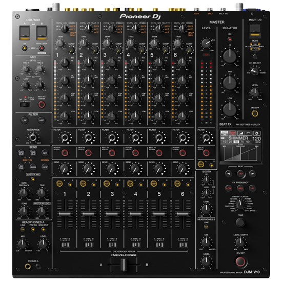 Pioneer DJMV10 6 Channel Professional DJ Mixer