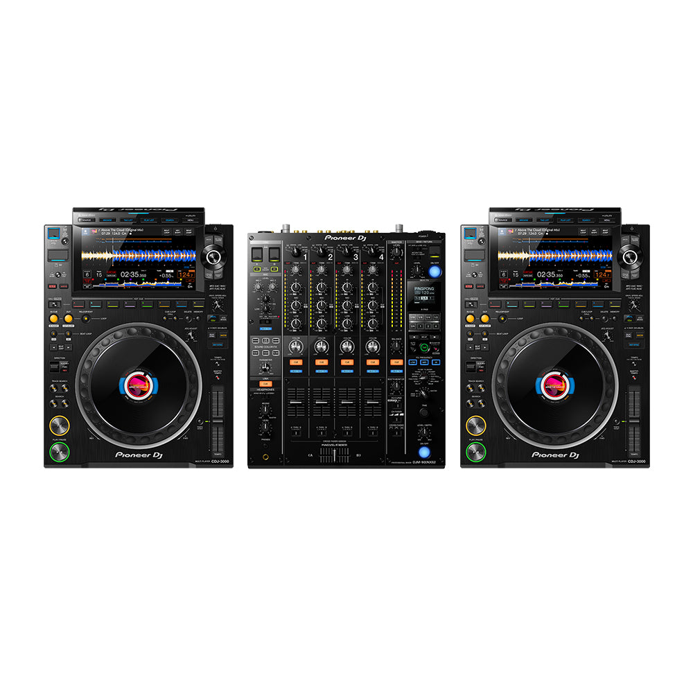 Hire - Pioneer CDJ3000 Media Players & DJM900NXS2 Mixer in Roadcase