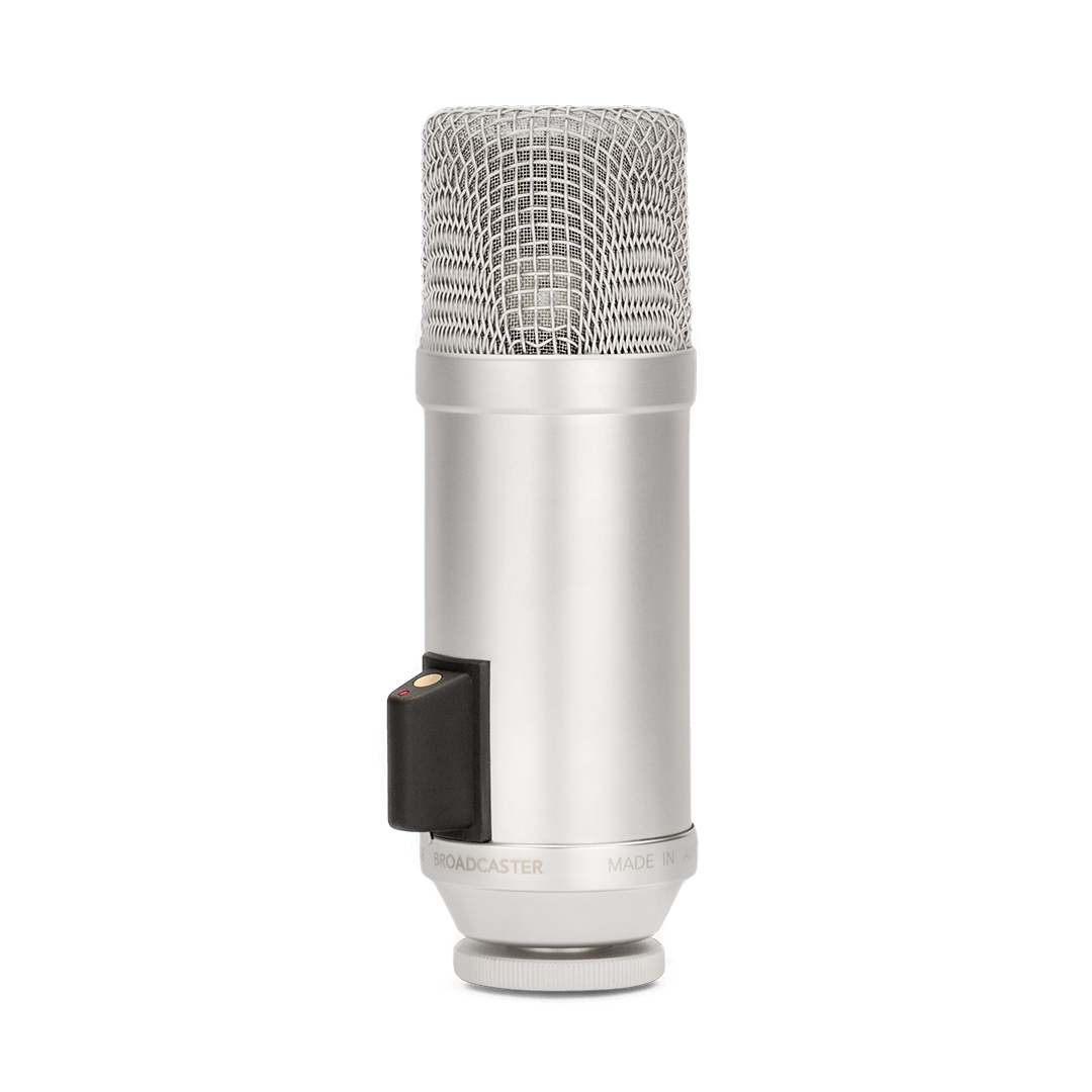 Rode Broadcaster End-Address Broadcast Condenser Microphone