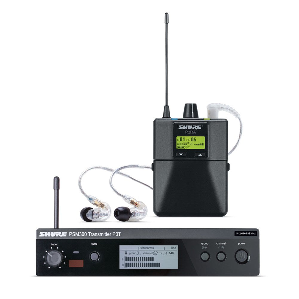 Hire - Shure In-Ear Monitors PSM300 P3TRA215 Sound Isolating Earphones