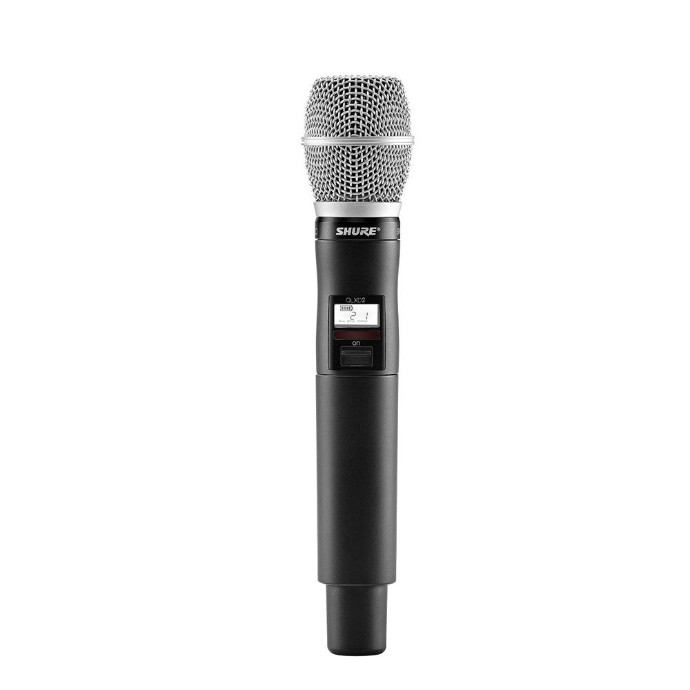 Shure QLXD2/SM86 Wireless Digital Mic Transmitter Handheld (K52: 606-670MHz)