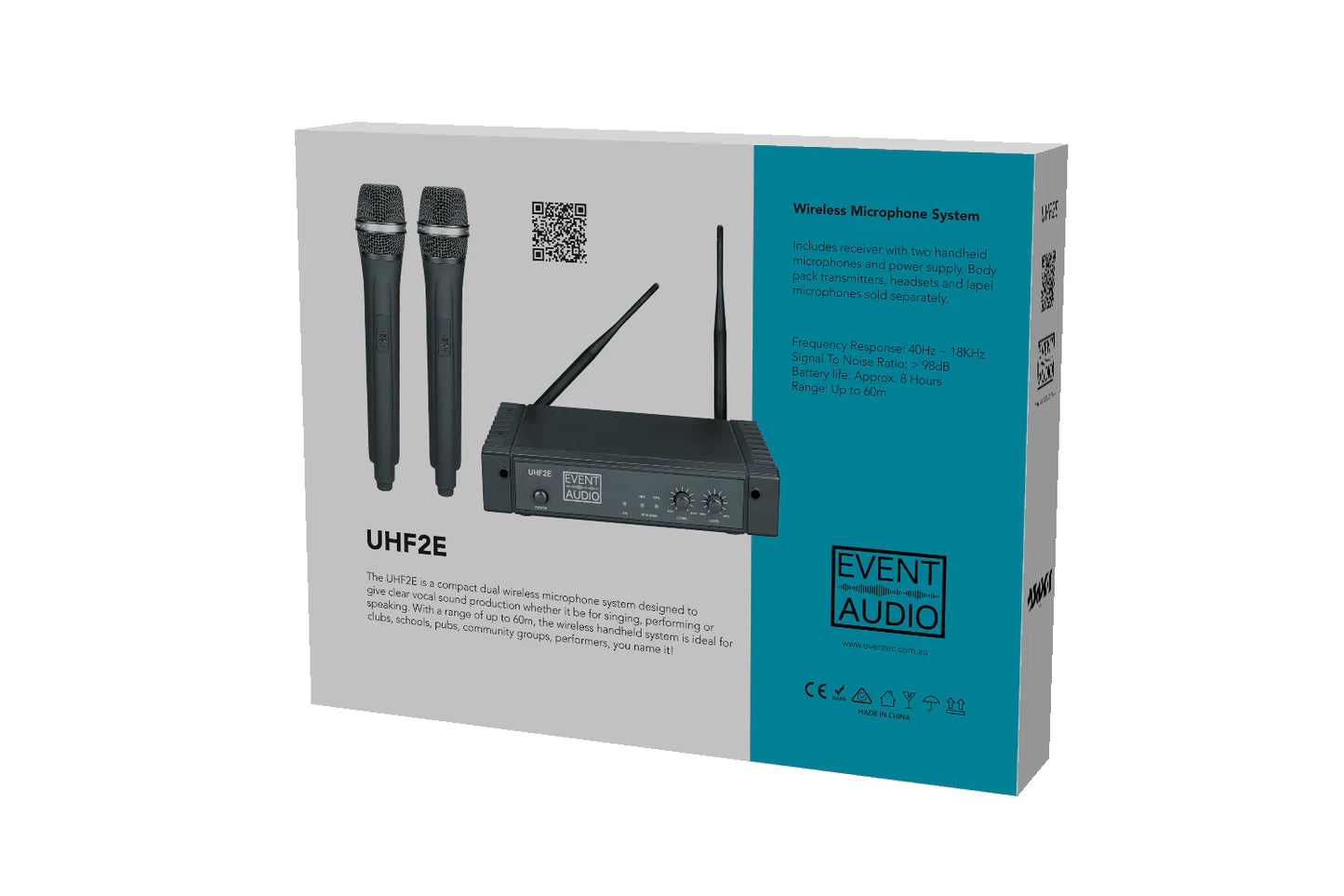 Event Audio UHF2E Wireless Microphone System