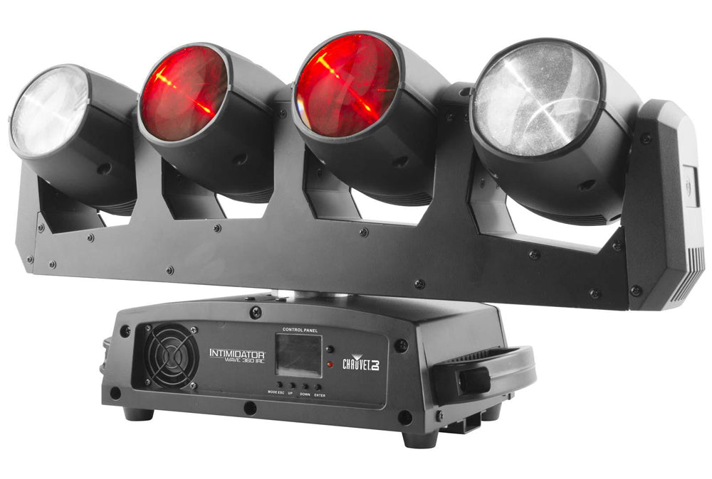Chauvet Intimidator Wave 360 IRC Multi Moving Head Spot 4 x 12W QUAD LED
