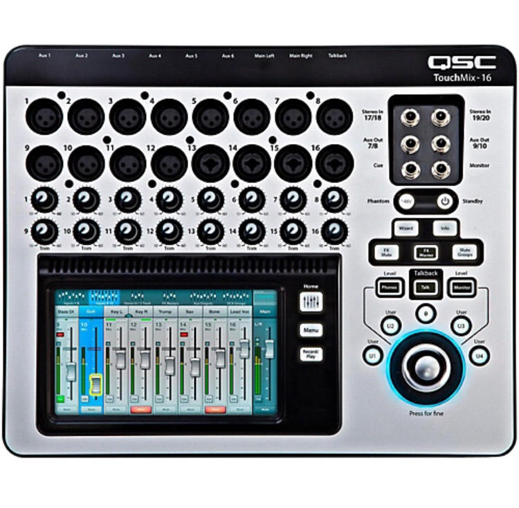 QSC TouchMix-16 20-Input Compact Digital Mixer